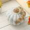Glitzhome® Gray Marble Glass Pumpkin Set